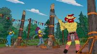 Click to watch 'Marge the Lumberjill' (popup) The Simpsons